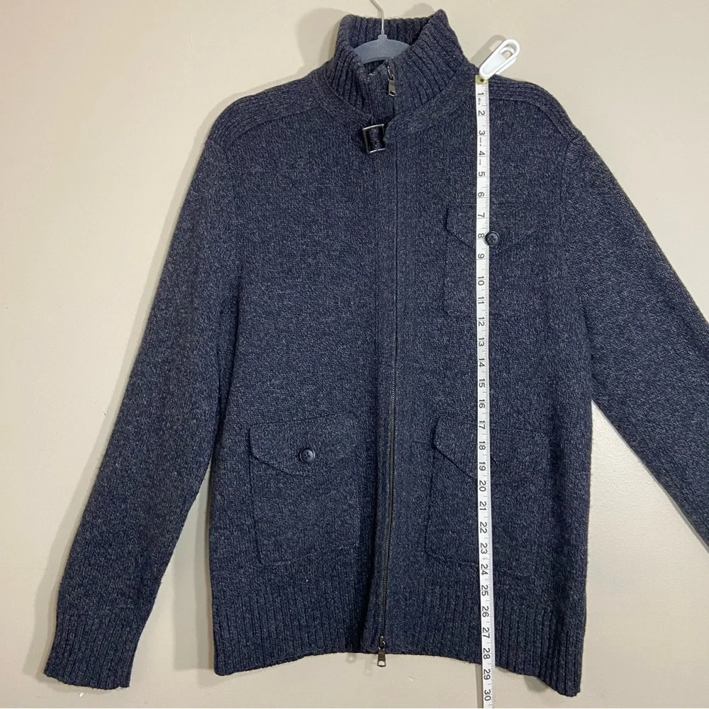 Banana Republic Wool Blend Zip-Up Sweater- men’s L